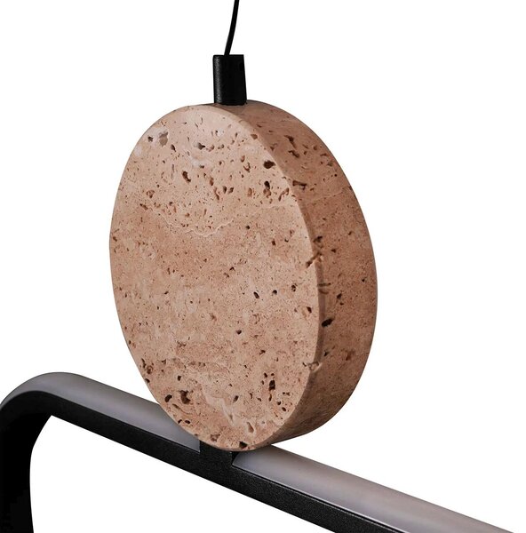 Goldlux Florentyna lampă suspendată 2x48 W negru 333889