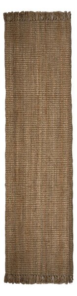 Covor din iută Flair Rugs Jute, 60 x 230 cm, maro