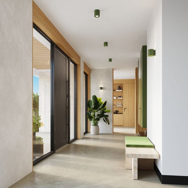 Sollux Lighting Orbis lampă de tavan 1x10 W verde SL.1841