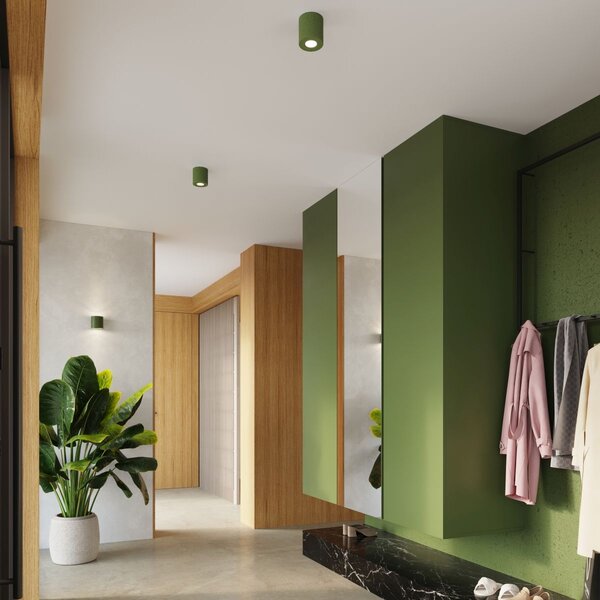 Sollux Lighting Orbis lampă de tavan 1x10 W verde SL.1841