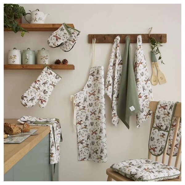 Suporturi pentru farfurii 4 buc. din plută 21x29 cm Forest Fable – Cooksmart ®