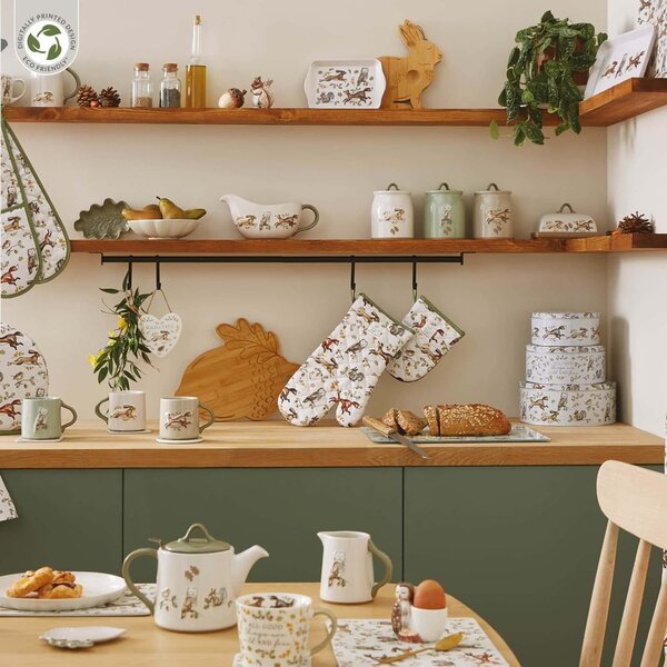 Suporturi pentru farfurii 4 buc. din plută 21x29 cm Forest Fable – Cooksmart ®