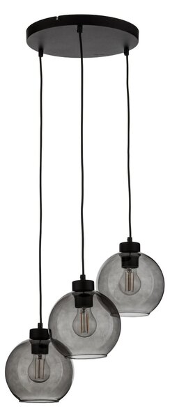 Lustră Pendul TK Lighting, Cubus, reglabil, Gri, Camera de zi, Sticlă, Modern