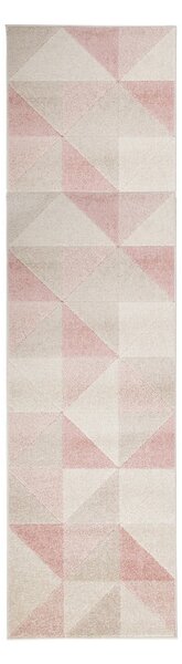 Covor Flair Rugs Urban Triangle, 60 x 220 cm, roz