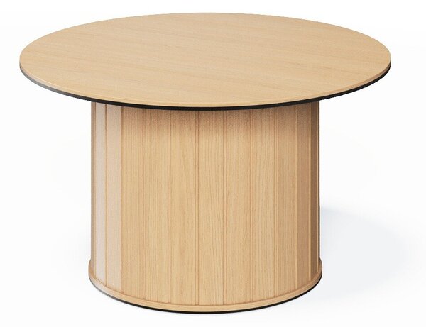 Măsuță de cafea Elbdore 107Stejar, 5cm, PAL laminat, Rotund