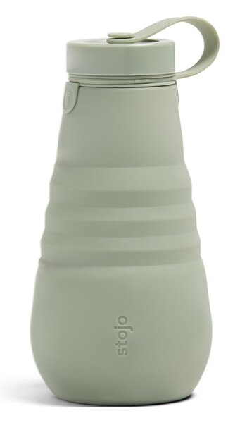 Sticlă pliabilă Stojo Bottle Sage, 590 ml, verde