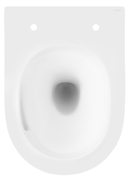 Oltens Hamnes vas wc agăţat fără margine cu spălare turbionară alb lucios 42053000