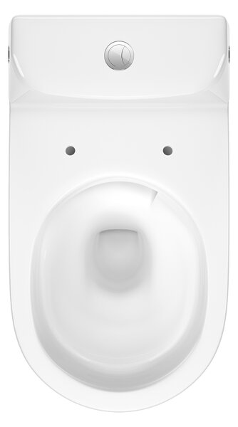 Cersanit Colour wc compact cu capac soft-close cu spălare turbionară alb K103-051