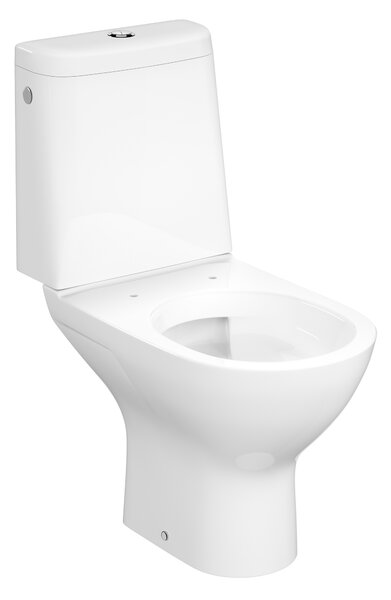 Cersanit Colour wc compact cu capac soft-close cu spălare turbionară alb K103-051