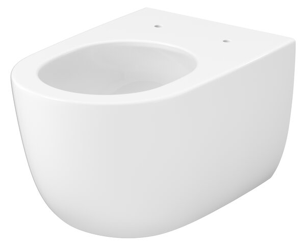 Cersanit Navado vas wc cu capac soft-close agăţat fără margine cu spălare turbionară alb lucios S4036-001