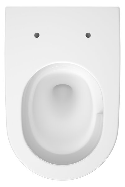 Cersanit Navado vas wc cu capac soft-close agăţat fără margine cu spălare turbionară alb lucios S4036-001
