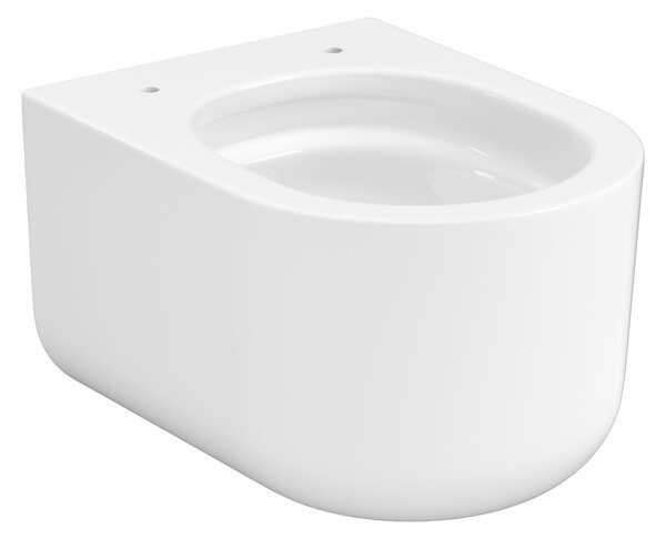 Cersanit Intro vas wc cu capac soft-close agăţat fără margine cu spălare turbionară alb lucios S4038-001
