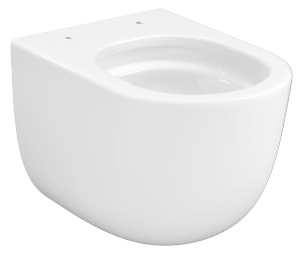 Cersanit Remo vas wc cu capac soft-close agăţat fără margine cu spălare turbionară alb lucios S4035-001