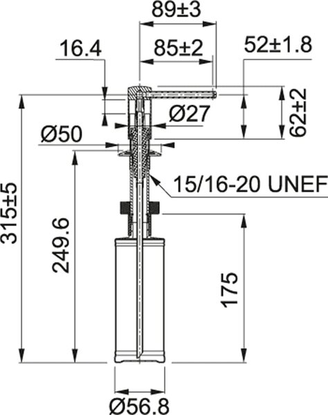Franke Comfort dozator de lichid crom 119.0584.065