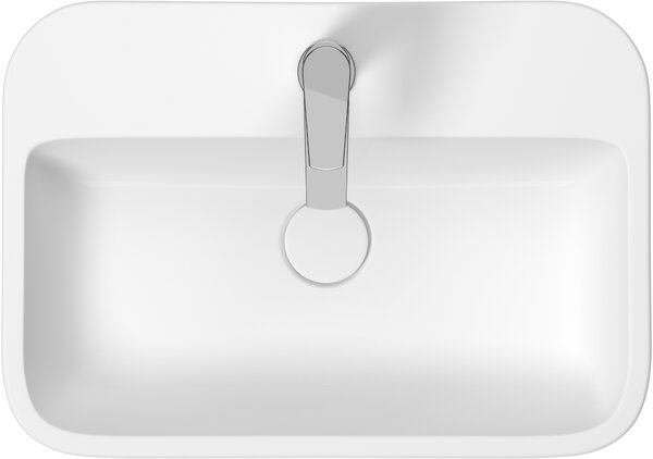 Cersanit Caspia lavoar 60x42 cm dreptunghiular mobilier-de blat alb luciu K11-0095