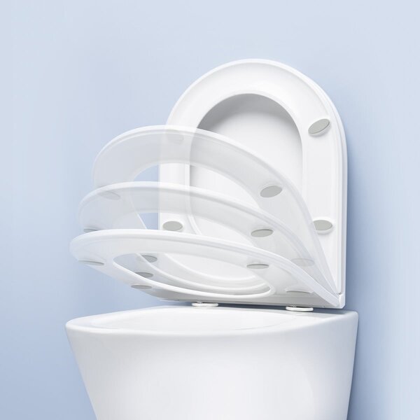 Oltens Hamnes capac wc SoftClose alb 45109000