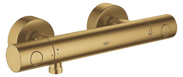 Grohe Grohtherm 1000 Cosmopolitan M baterie de duș perete cu termostat Brushed Cool Sunrise 34065GN2