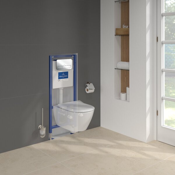 Set set Combi-Pack cu tablă Villeroy & Boch Subway 2.0 5614R2R1, cadru încastrat Villeroy & Boch ViConnect 92242700, 92249061