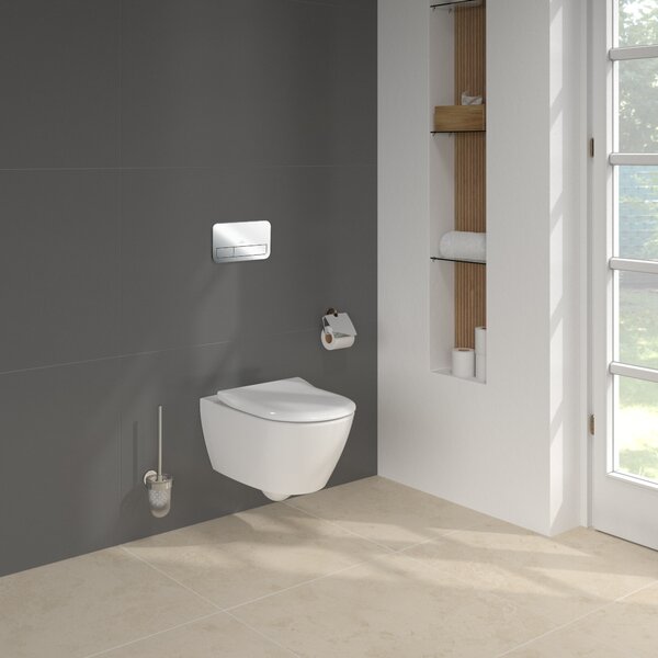 Set set Combi-Pack cu tablă Villeroy & Boch Subway 2.0 5614R2R1, cadru încastrat Villeroy & Boch ViConnect 92242700, 92249061