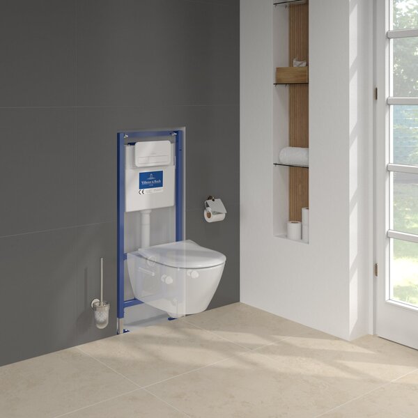 Set set Combi-Pack cu tablă Villeroy & Boch Subway 2.0 5614R201, cadru încastrat Villeroy & Boch ViConnect 92242700, 92249068