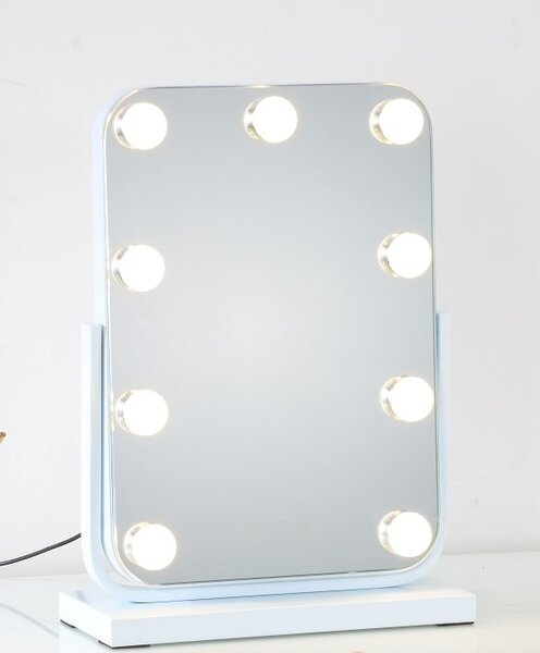 Oglindă sistem iluminare LED cu 3 culori, Senzor Tactil, Luminozitate Reglabilă, Alb, GLAM 3040