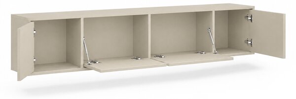 Comodă TV suspendată cu patru uși Zolia 180 cm - casmir