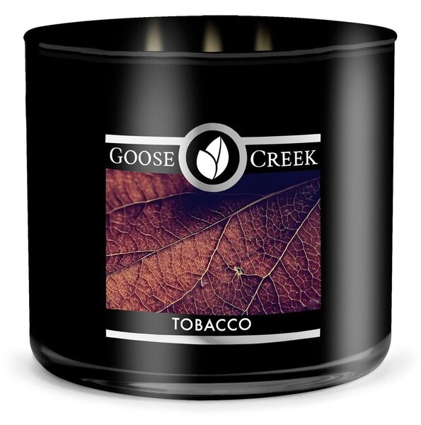 Lumânare parfumată pentru bărbați Goose Creek Tobacco, 35 de ore de ardere
