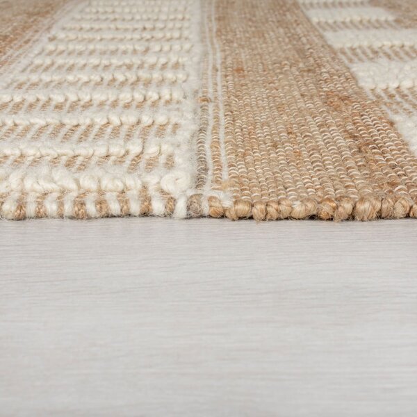 Covor din iută Flair Rugs Medina, 120 x 170 cm, bej