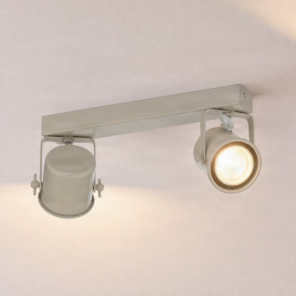 Argon Spot de tavan Canico, 2 becuri, crem, Bej, Camera de zi / sufragerie, Metal, Modern