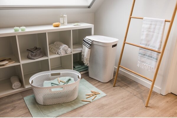 Coș de rufe alb din plastic 60 l Infinity – Curver
