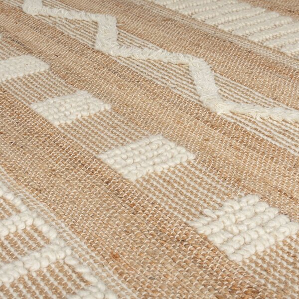 Covor din iută Flair Rugs Medina, 120 x 170 cm, bej