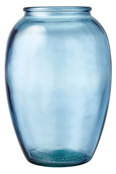Vază de sticlă Bitz Kusintha, ø 17,5 cm, albastru