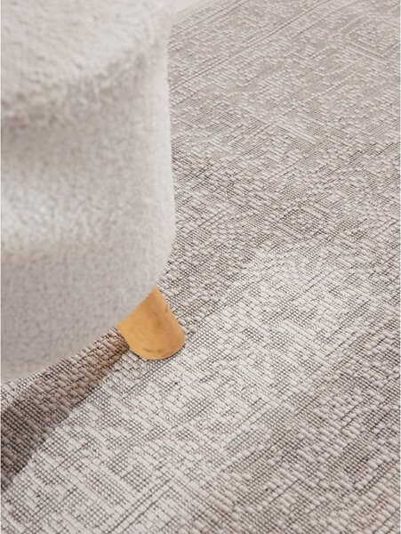 Covor tip traversă pentru interior și exterior gri/fildeș 80x250 cm Duet Kona – NORTHRUGS
