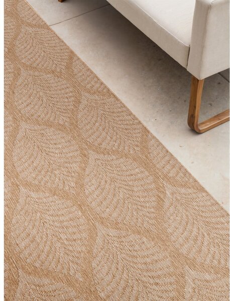 Covor tip traversă pentru interior și exterior bej/fildeș 80x250 cm Duet Liora – NORTHRUGS