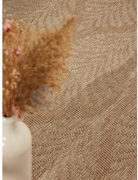 Covor tip traversă pentru interior și exterior bej/fildeș 80x250 cm Duet Liora – NORTHRUGS