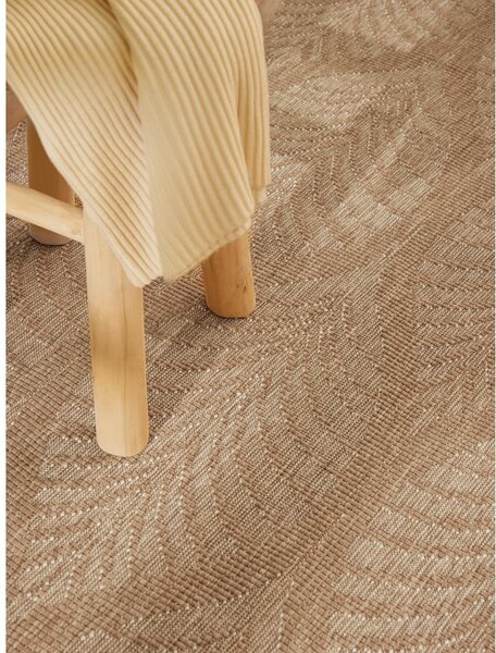 Covor tip traversă pentru interior și exterior bej/fildeș 80x250 cm Duet Liora – NORTHRUGS