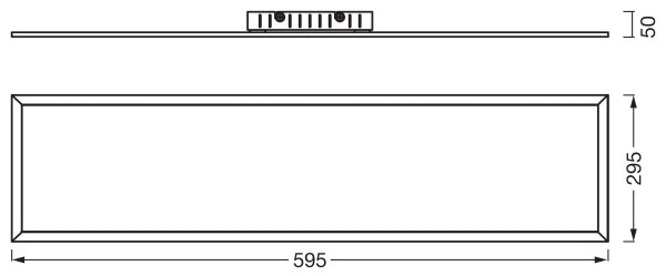 Osram - Panou LED aplicat PLANON, 22 W, 230 V, 4000 K, 30 x 60 cm, alb