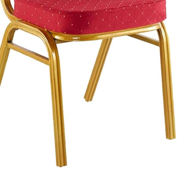 Scaun Hilton pentru conferinta si evenimente, Rosu - Albastru, 45x51x96 cm
