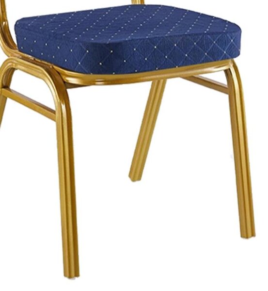 Scaun Hilton pentru conferinta si evenimente, Rosu - Albastru, 45x51x96 cm