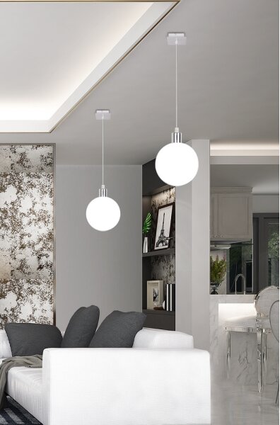 Lustră pe cablu ODEN 1xG9/40W/230V d. 15 cm