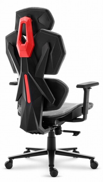 Scaun de birou pivotant textil ergonomic - HC-1010 GREY