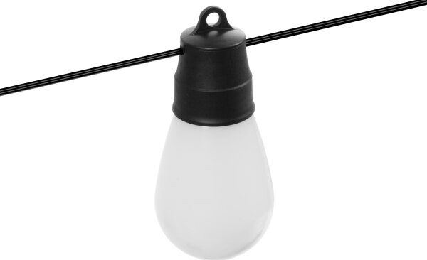 Ghirlandă solară LED RGBIC 15xLED/1,3W/3,7V 2200 mAh 8 m IP65 neagră + telecomandă