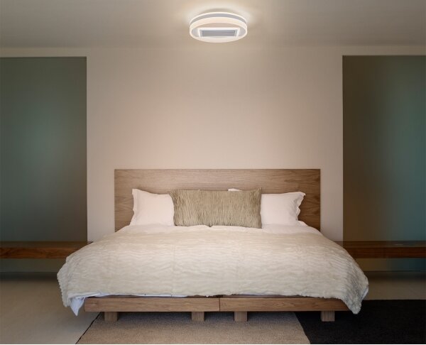 Osram - Plafonieră cu ventilator LED dimmabilă LED/55W/230V alb+telecomandă