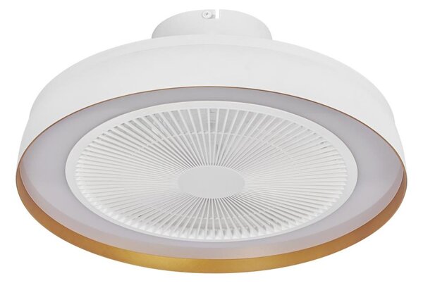 Osram - Plafonieră LED dimabilă cu ventilator de tavan LED/49W/230V alb/auriu + telecomandă