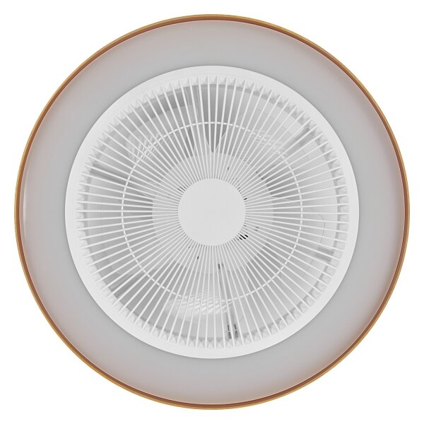 Osram - Plafonieră LED dimabilă cu ventilator de tavan LED/49W/230V alb/auriu + telecomandă