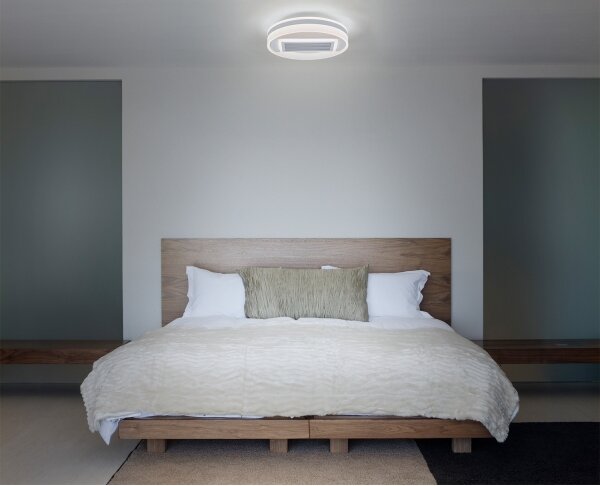 Osram - Plafonieră cu ventilator LED dimmabilă LED/55W/230V alb+telecomandă