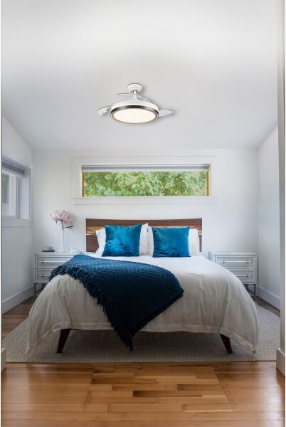 Osram - Plafonieră LED cu ventilator CEILING FAN LED/66W/230V albă + telecomandă