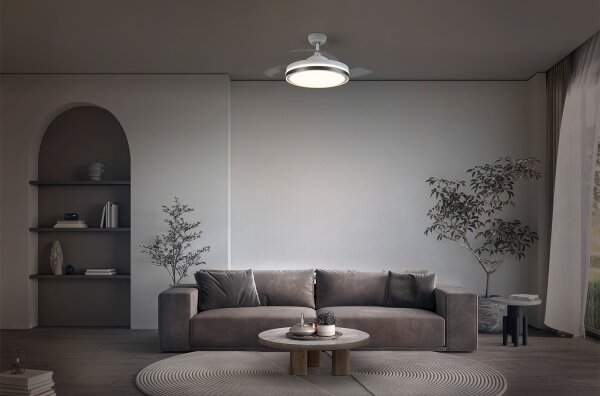 Osram - Plafonieră LED cu ventilator CEILING FAN LED/66W/230V albă + telecomandă
