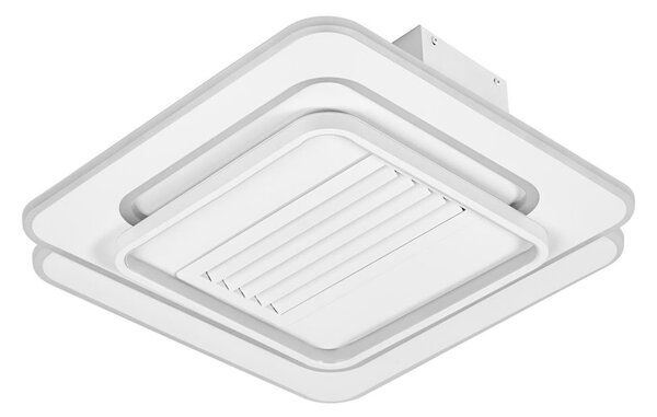 Osram - Plafonieră LED reglabilă cu ventilator, 55W/230V, alb + telecomandă