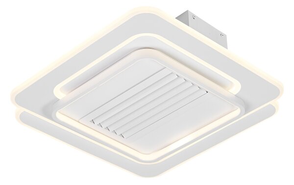 Osram - Plafonieră LED reglabilă cu ventilator, 55W/230V, alb + telecomandă